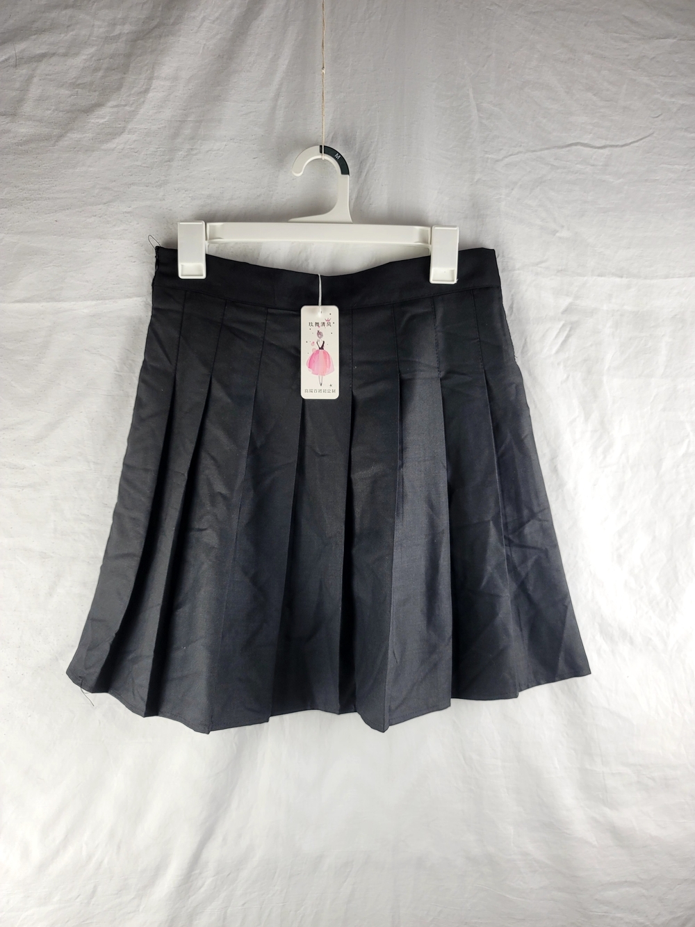 Black Pleated Skort Shorts Size XL Fits M L New With Tags Tennis Academy School